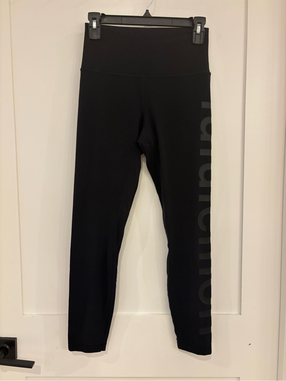 lululemon athletica Black High-Waist Leggings with Side Logo